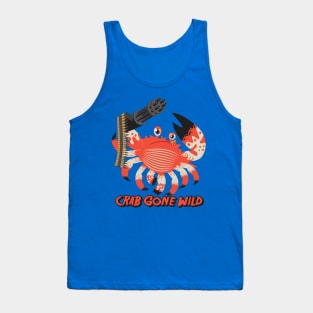 Crab Gone Wild - Funny Tank Top